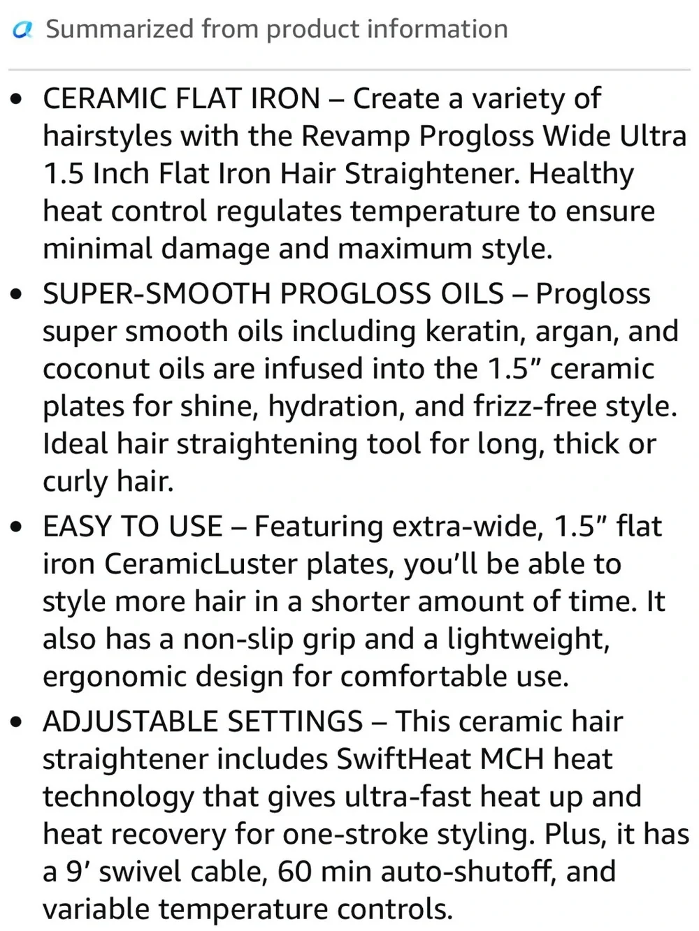 Revamp Progloss Wide Ultra X Shine 1.5” Hair Straightener Like New + Box
